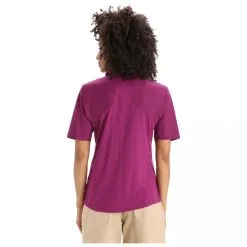 Icebreaker Women's Hike S/S Top - Polo-Shirt 9 Icebreaker Women's Hike S/S Top - Polo-Shirt -Funktionsshirts Verkaufsgeschäft icebreaker womens hike s s top polo shirt detail 4