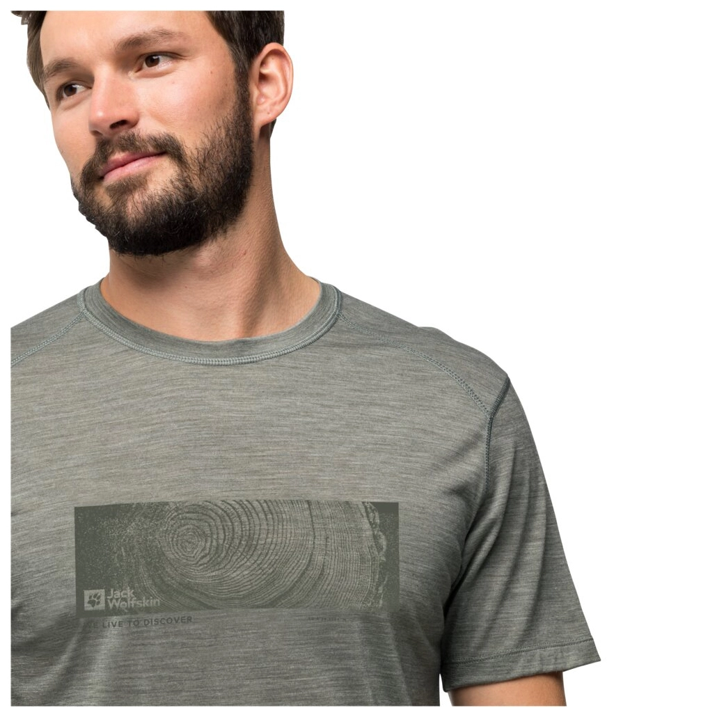 Jack Wolfskin Kammweg Graphic S/S - Funktionsshirt 4 Jack Wolfskin Kammweg Graphic S/S - Funktionsshirt – Bild 4