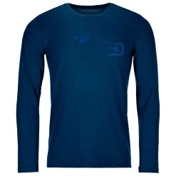 Ortovox 185 Merino Logo Spray L/S - Merinoshirt 7 Ortovox 185 Merino Logo Spray L/S - Merinoshirt -Funktionsshirts Verkaufsgeschäft ortovox 185 merino logo spray l s merinoshirt 2