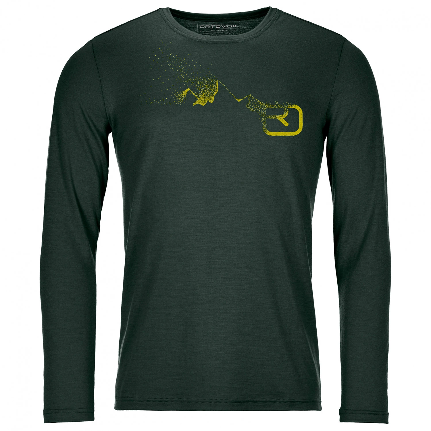 Ortovox 185 Merino Logo Spray L/S - Merinoshirt 1 Ortovox 185 Merino Logo Spray L/S - Merinoshirt