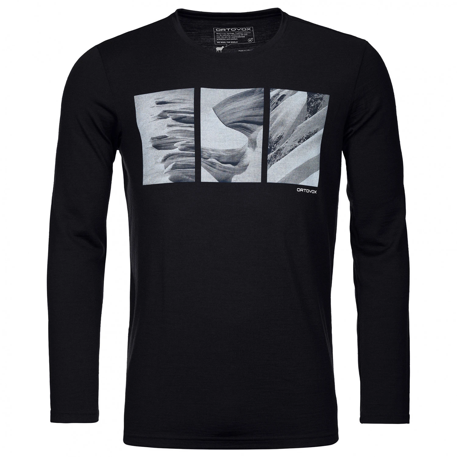 Ortovox 185 Merino Shape Pic L/S - Merinoshirt 1 Ortovox 185 Merino Shape Pic L/S - Merinoshirt