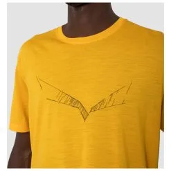 SALEWA Pure Eagle Sketch Alpine Merino T-shirt - Merinoshirt -Funktionsshirts Verkaufsgeschäft salewa pure eagle sketch alpine merino t shirt merinoshirt detail 4
