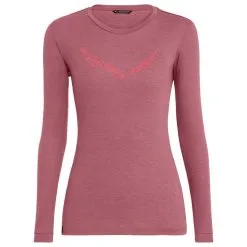SALEWA Women's Solidlogo Dry L/S Tee - Funktionsshirt