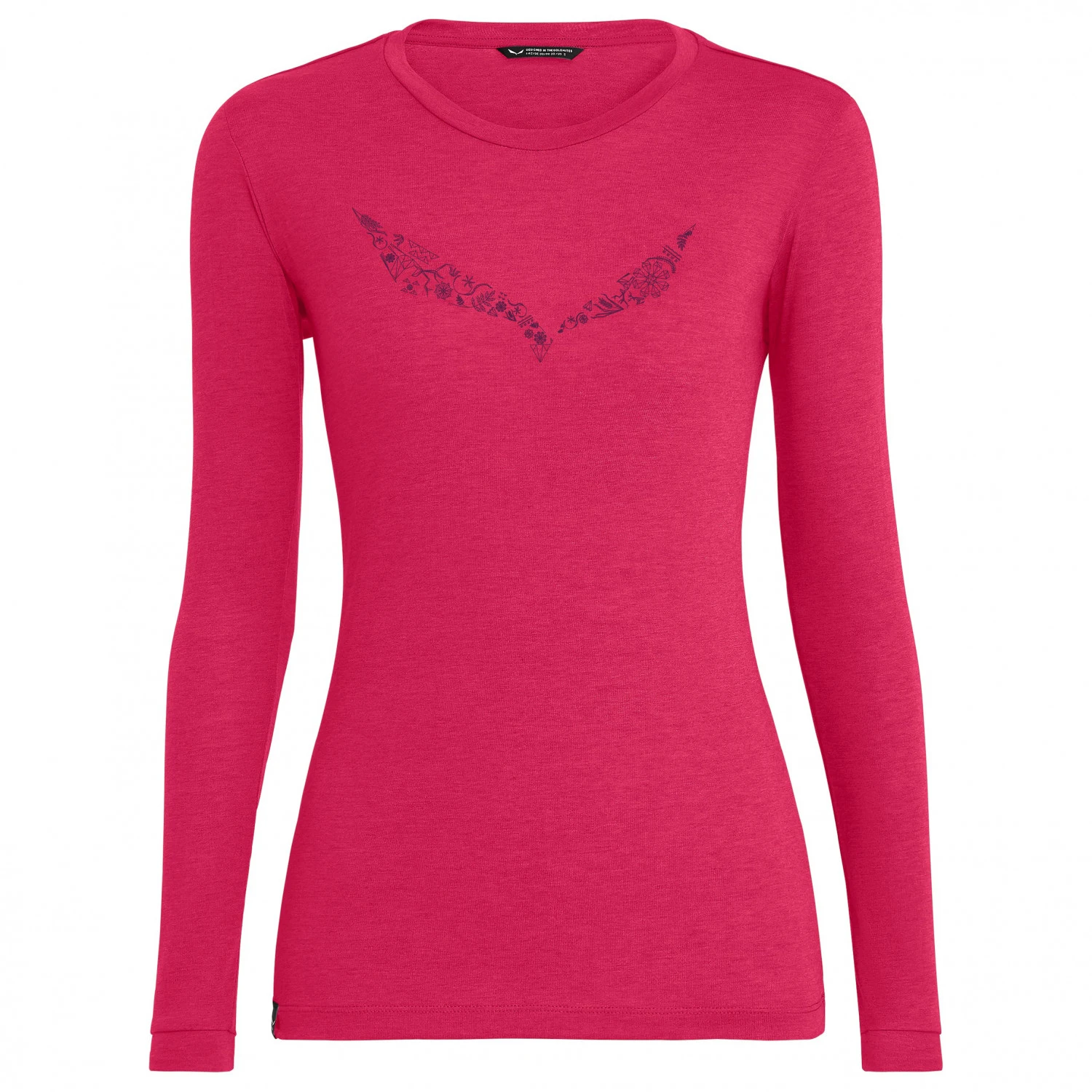 SALEWA Women's Solidlogo Dry L/S Tee - Funktionsshirt 4 SALEWA Women's Solidlogo Dry L/S Tee - Funktionsshirt – Bild 4