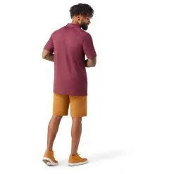 Smartwool Short Sleeve Polo - Merinoshirt 5 Smartwool Short Sleeve Polo - Merinoshirt -Funktionsshirts Verkaufsgeschäft smartwool short sleeve polo merinoshirt detail 3