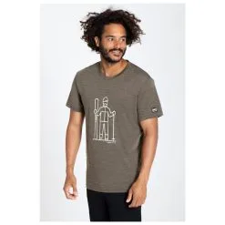 Super.natural Skieur Tee - Merinoshirt 6 Super.natural Skieur Tee - Merinoshirt -Funktionsshirts Verkaufsgeschäft supernatural skieur tee merinoshirt detail 3